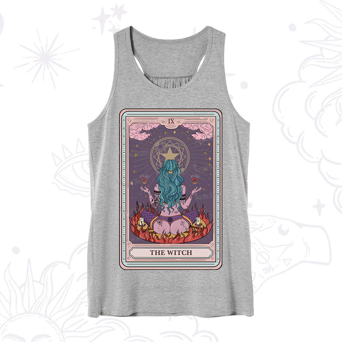 Purplehecate The Witch Tarot Card Tank