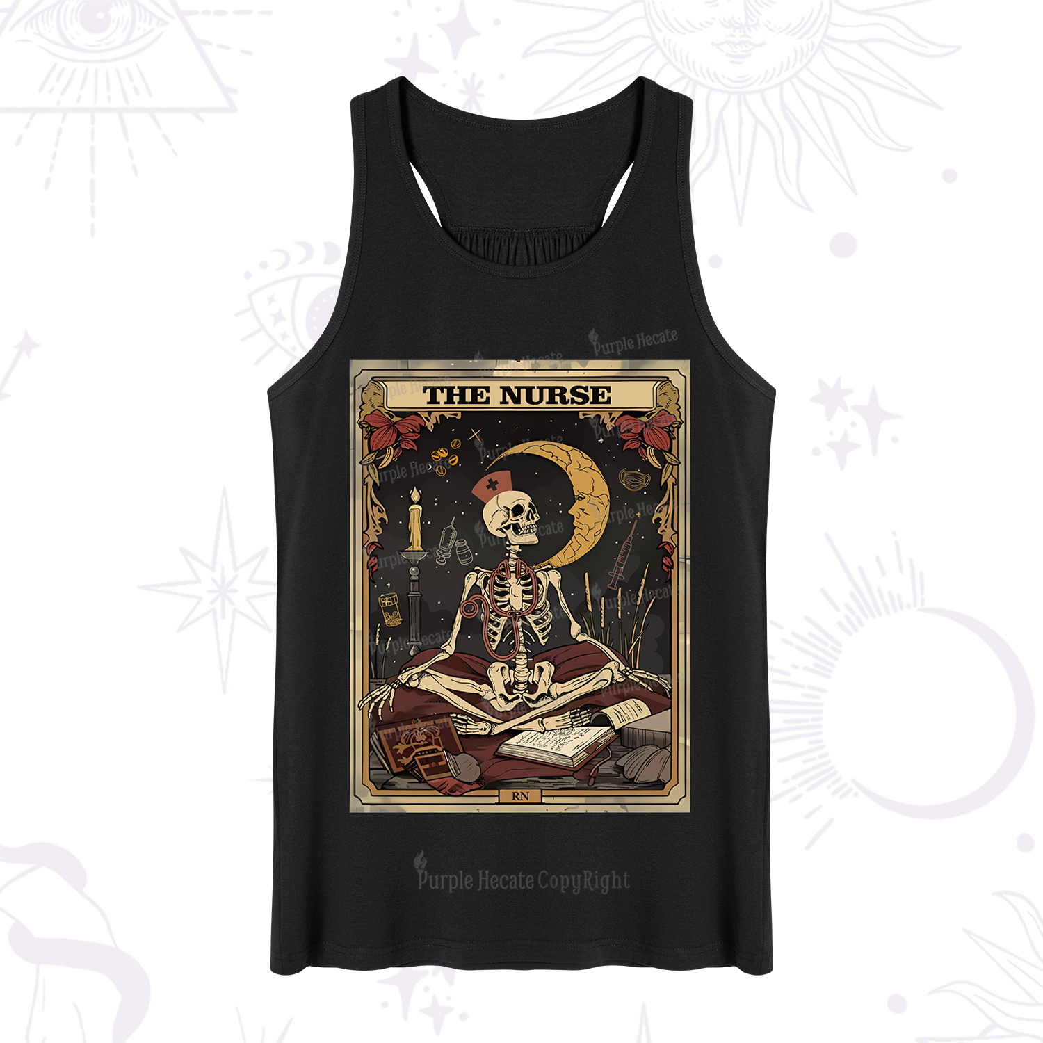 Purplehecate The Nurse Tarot Card Tank