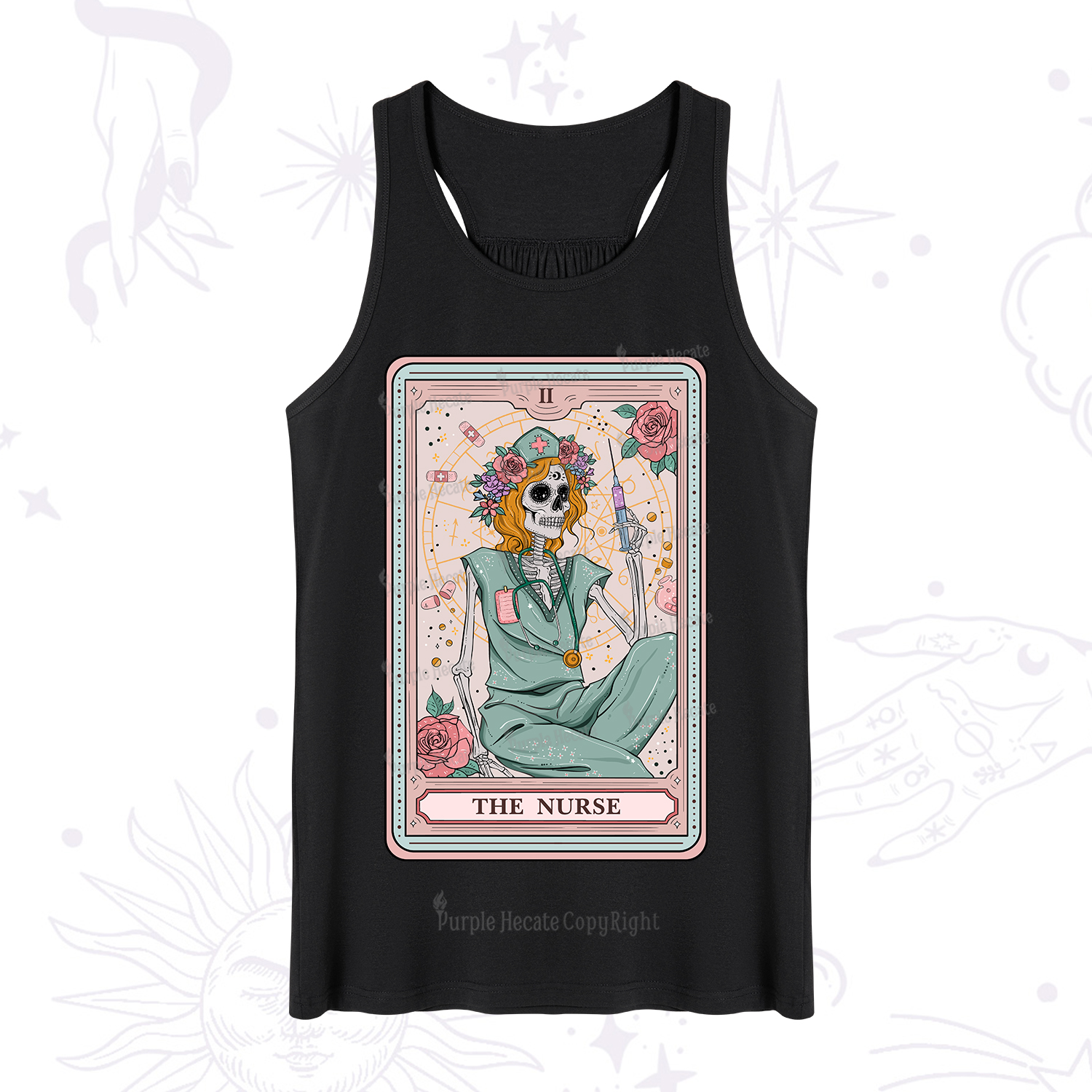 Purplehecate The Nurse Tarot Card Tank