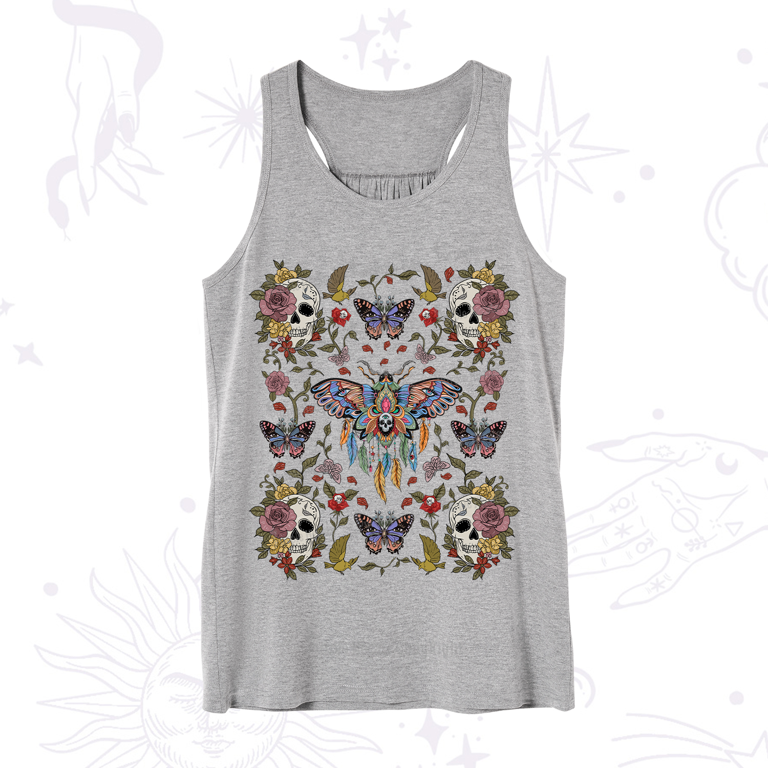 Purplehecate Moths Dancing Tank