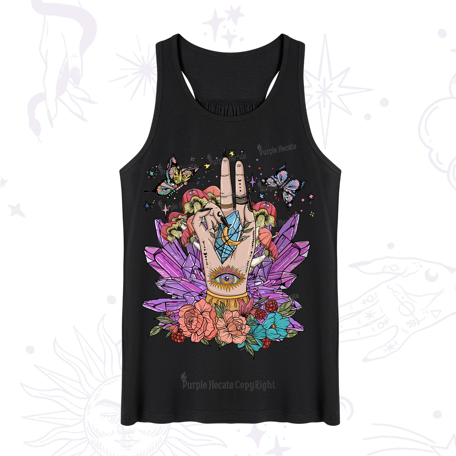 Purplehecate Mystic Crystal Divination Tank