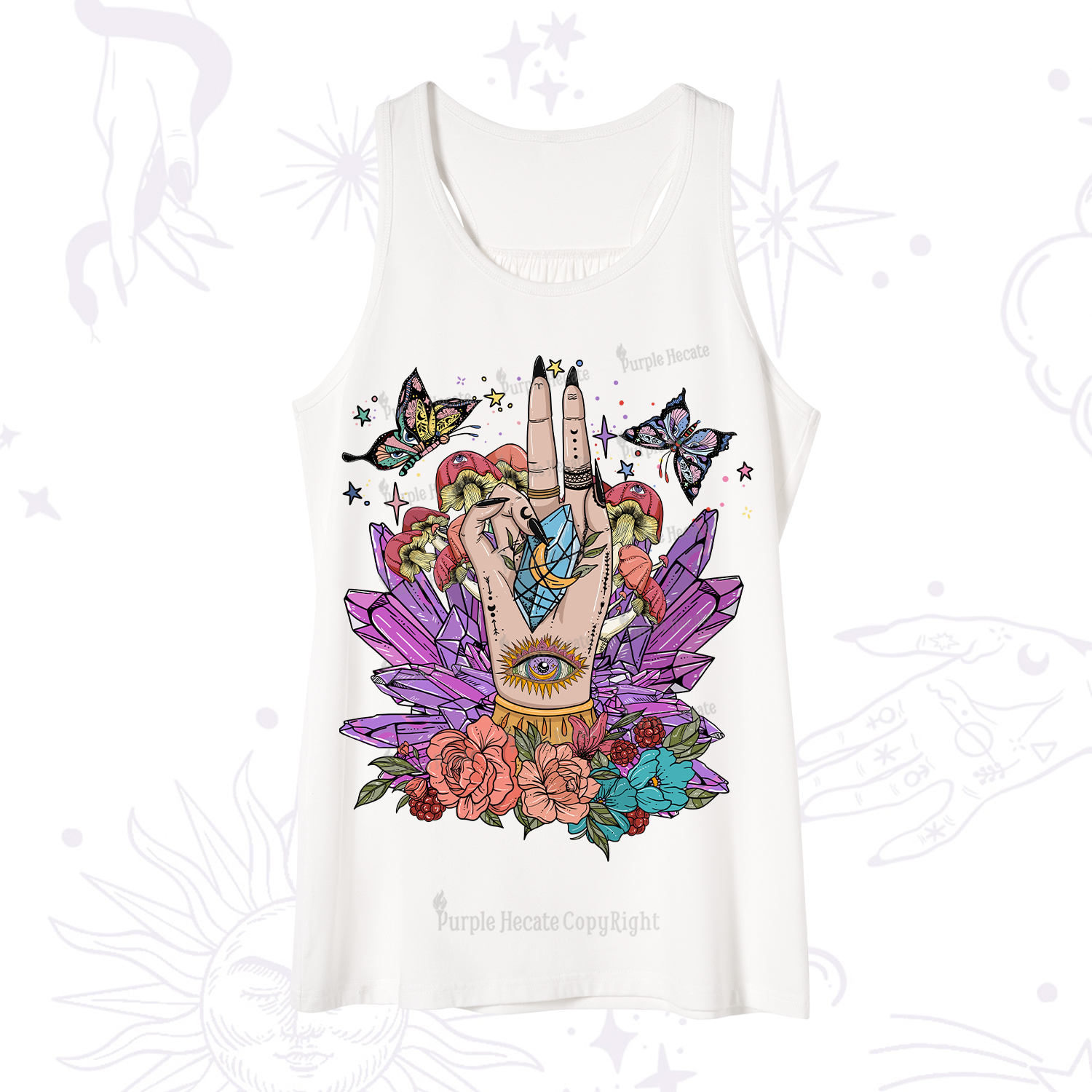 Purplehecate Mystic Crystal Divination Tank