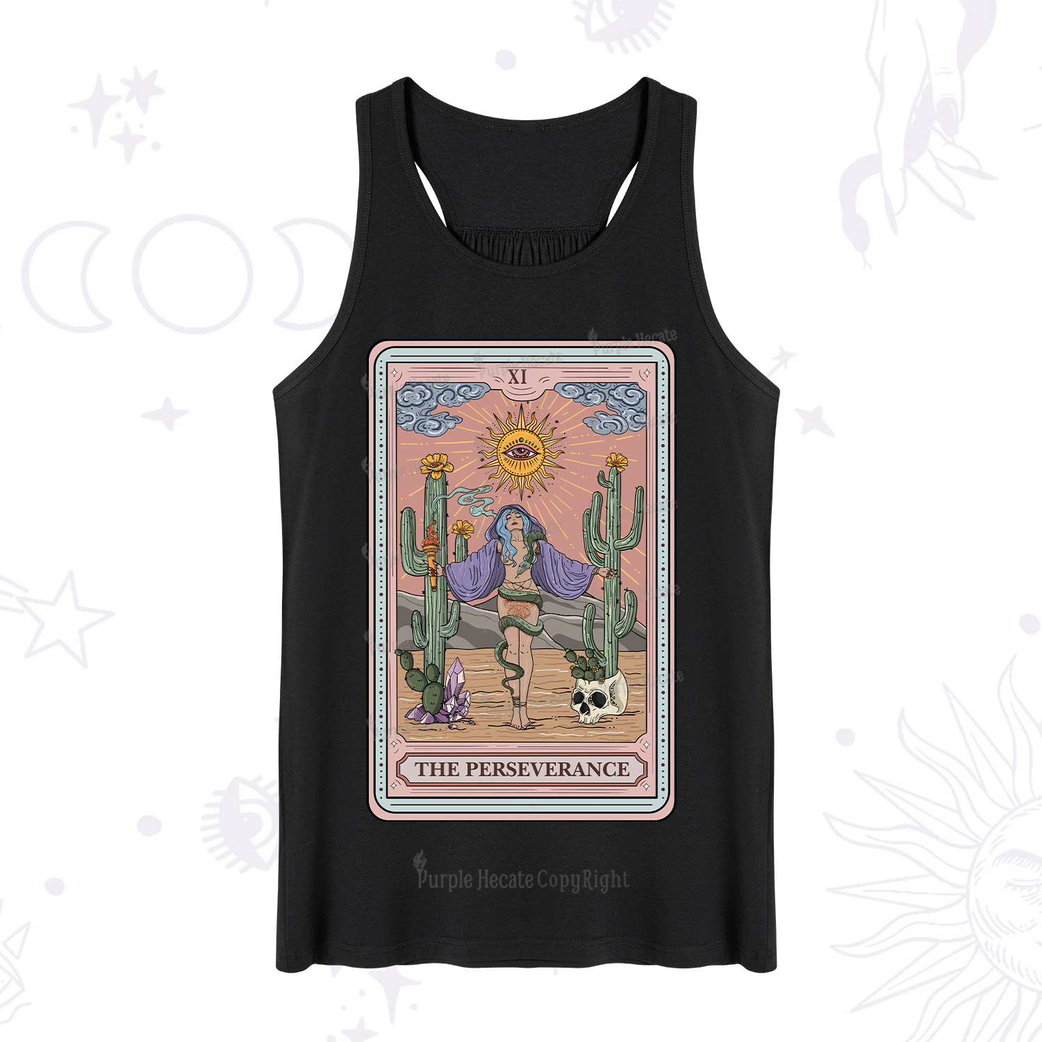 Purplehecate The Perseverance Tarot Card Tank