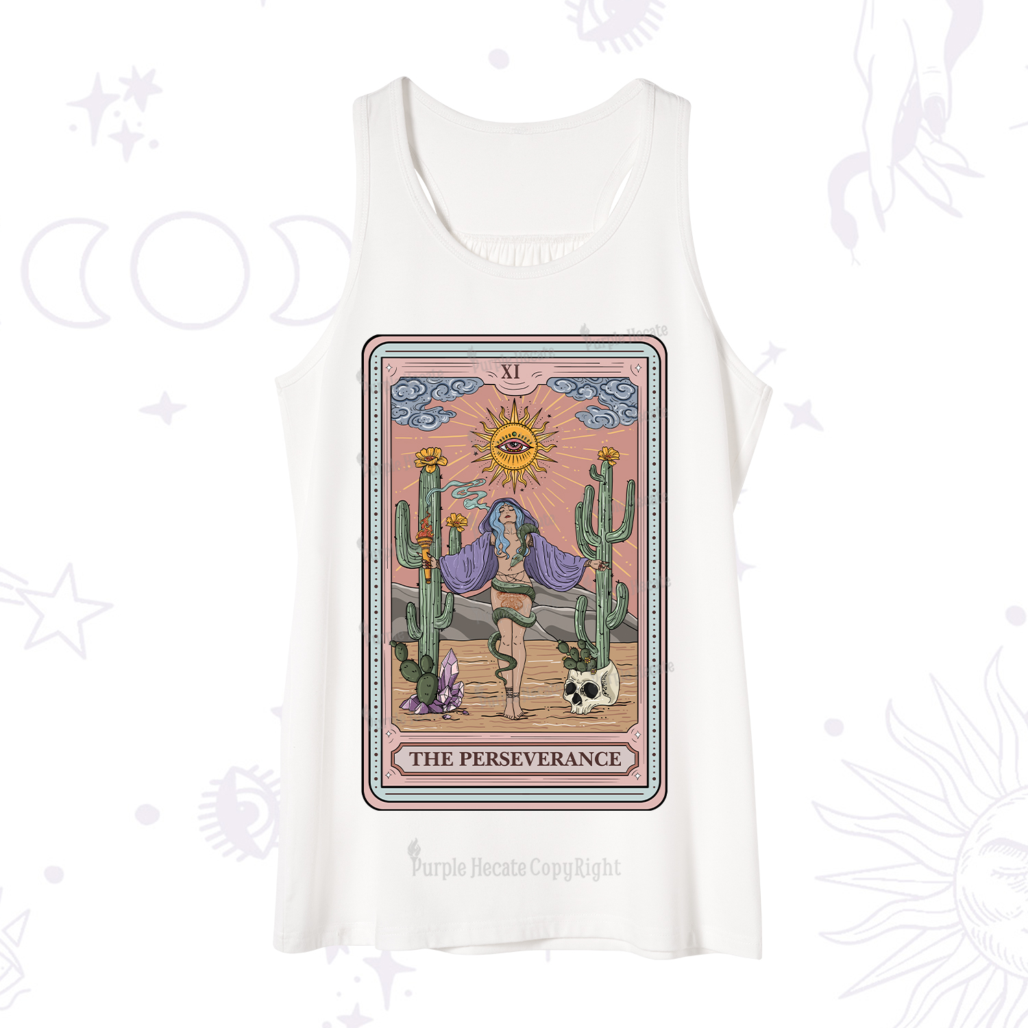 Purplehecate The Perseverance Tarot Card Tank