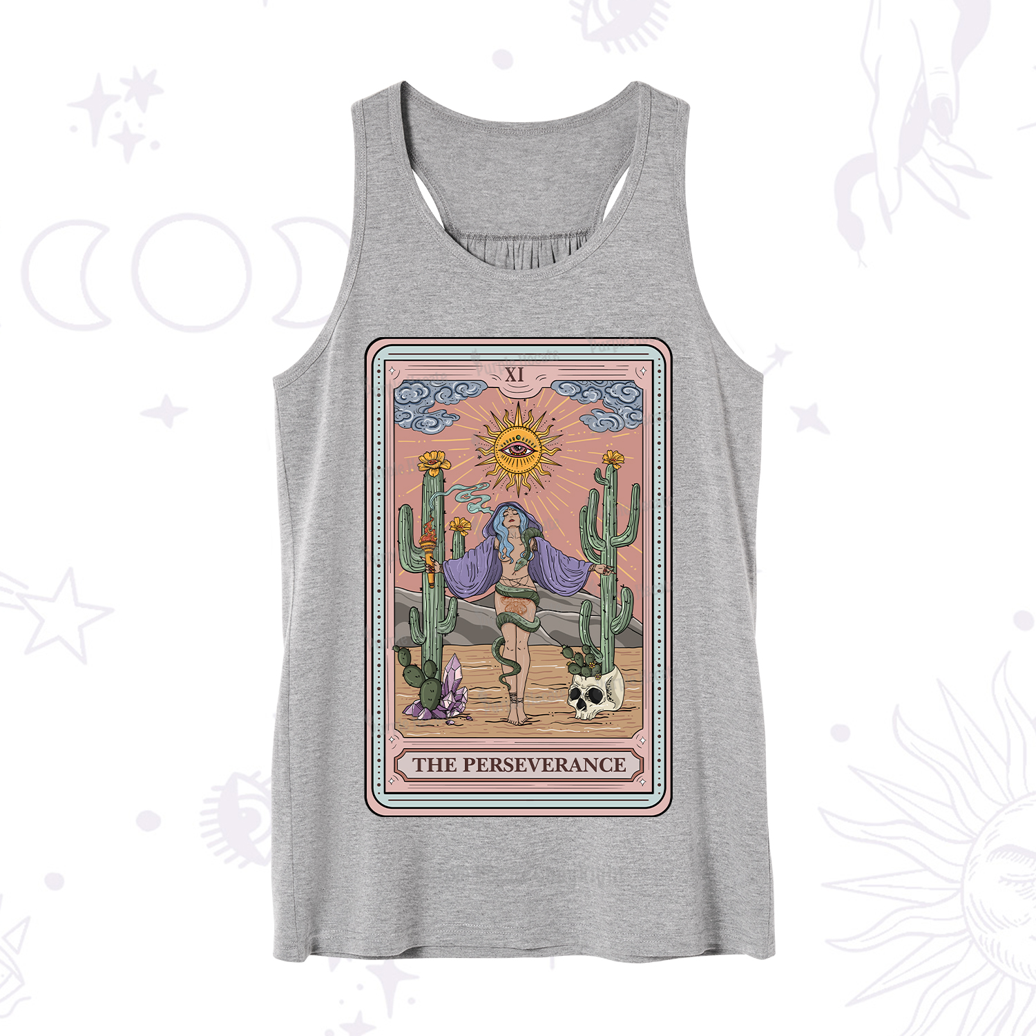 Purplehecate The Perseverance Tarot Card Tank