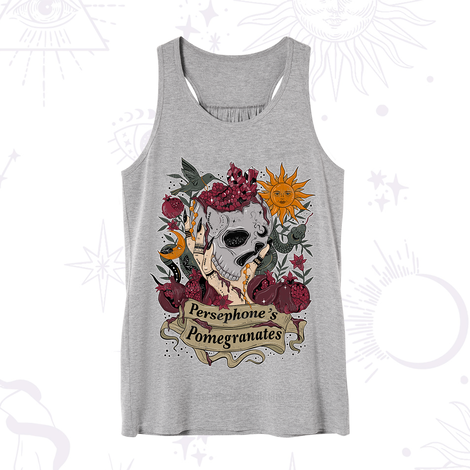 Purplehecate Persephone's Pomegranates Tank