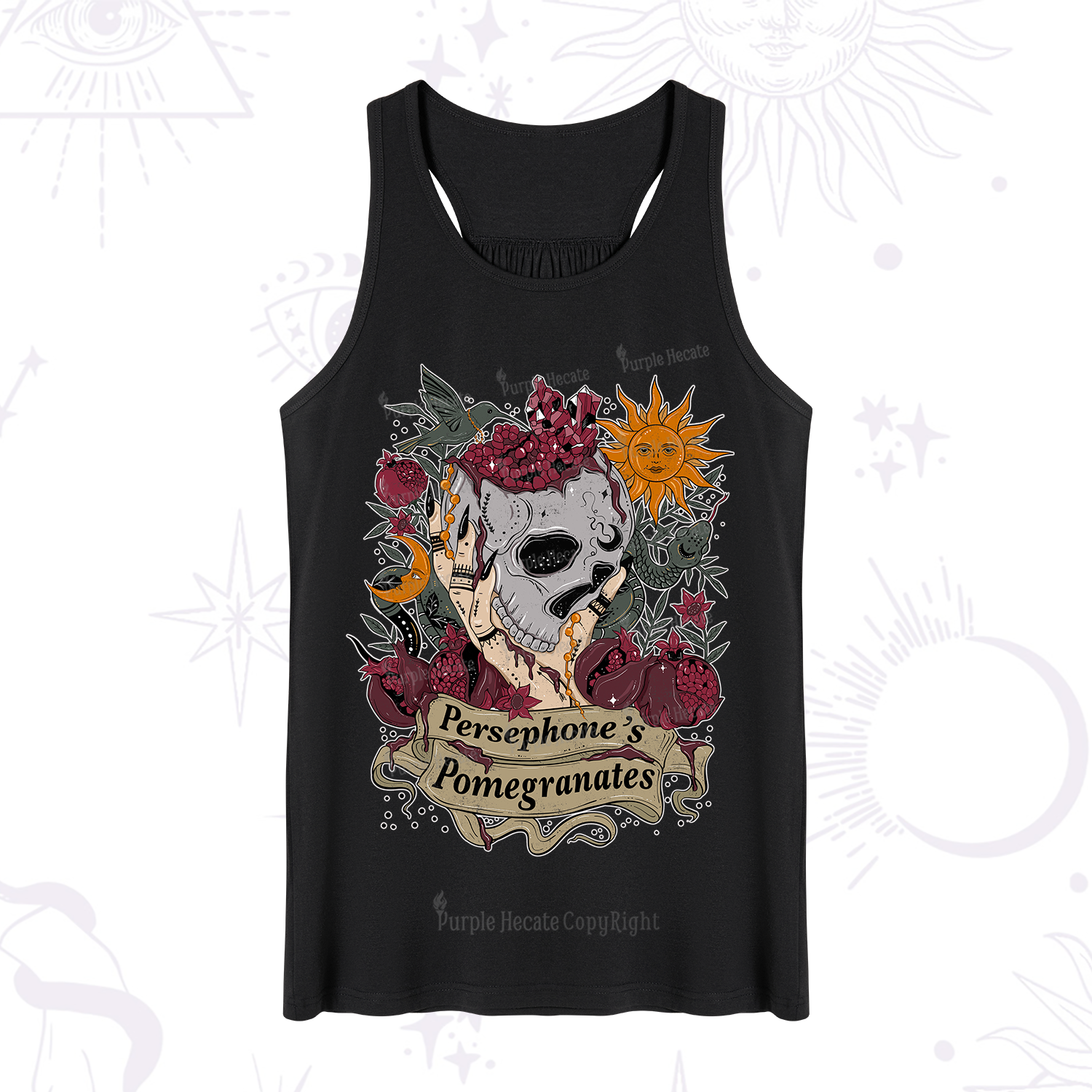 Purplehecate Persephone's Pomegranates Tank