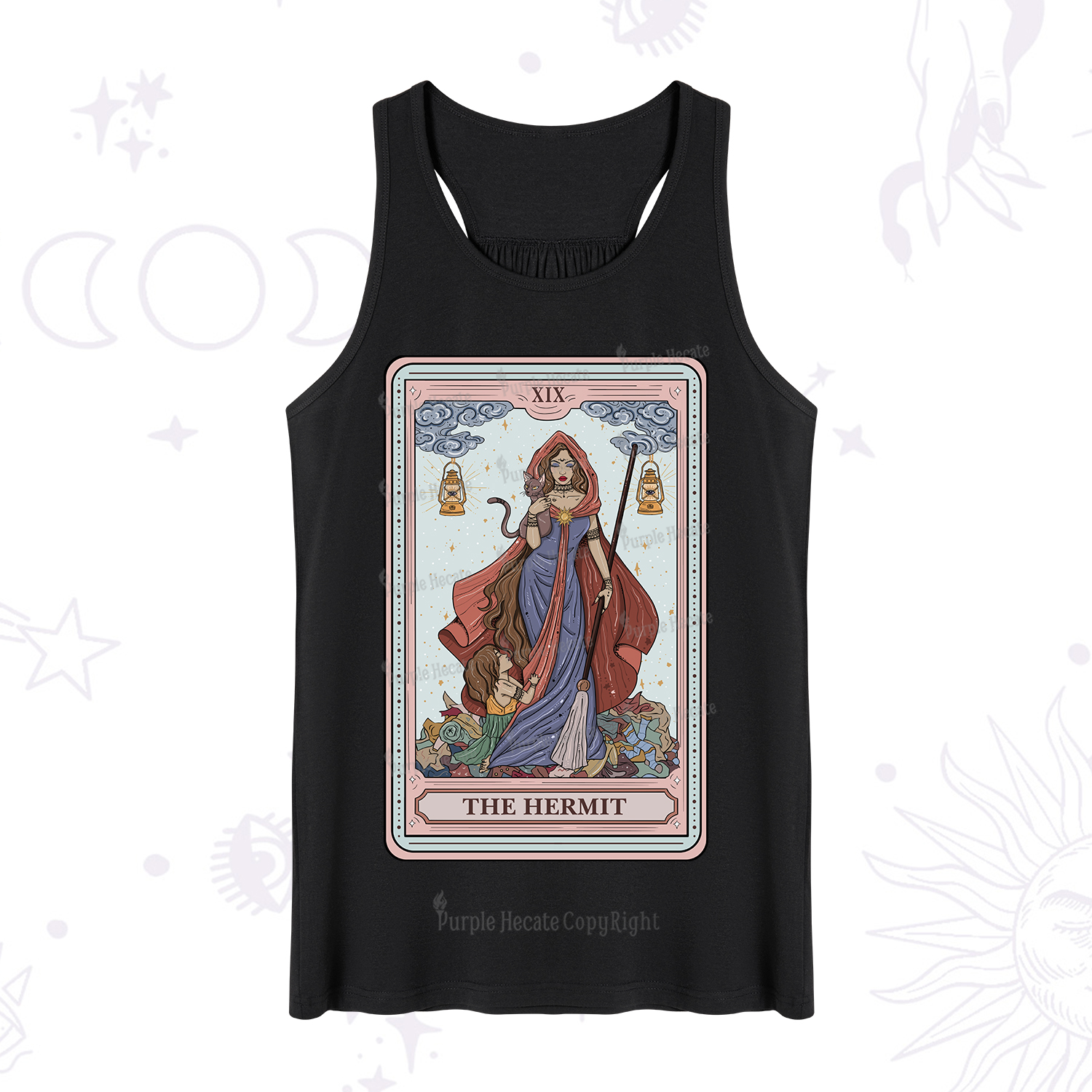 Purplehecate The Hermit Tarot Card Tank