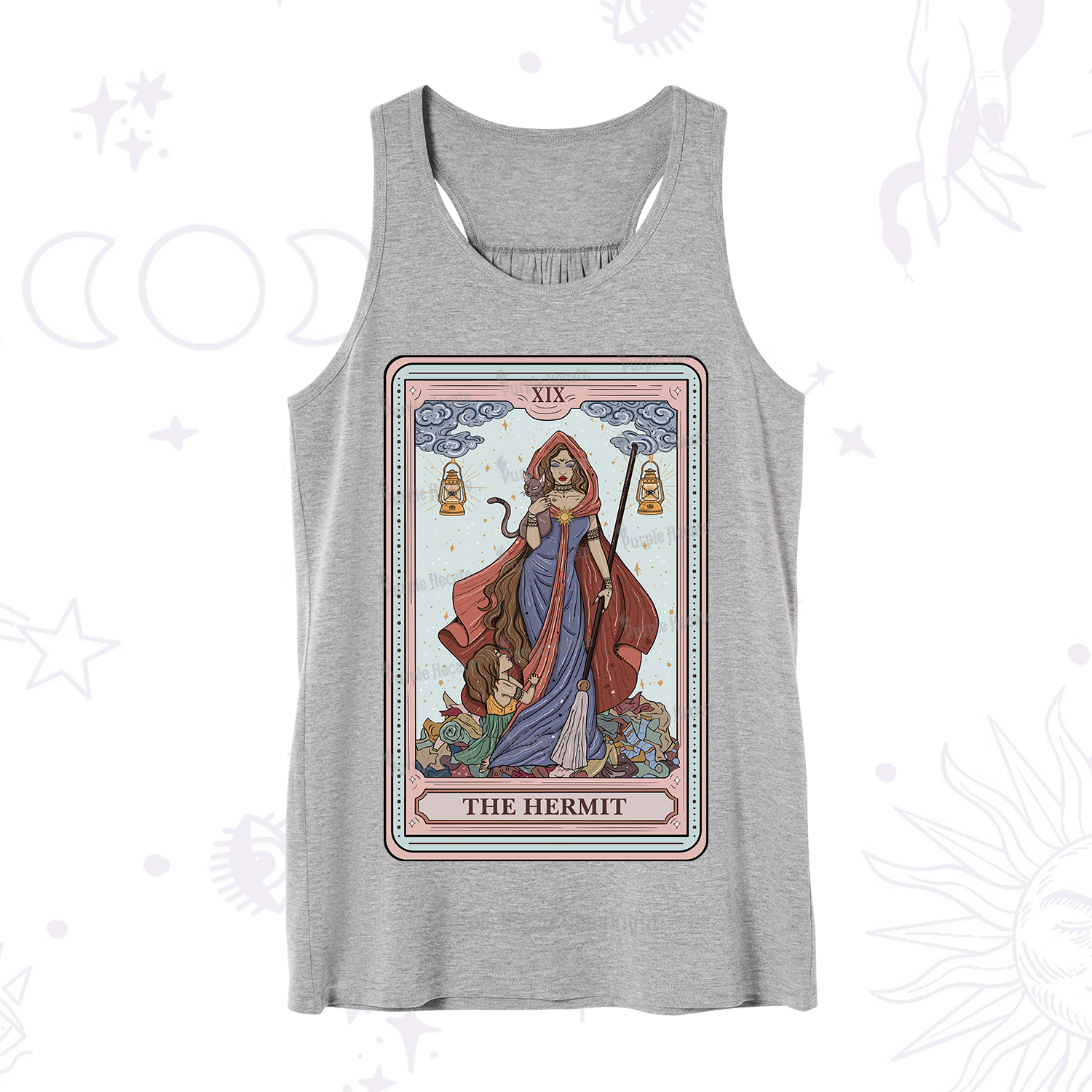 Purplehecate The Hermit Tarot Card Tank
