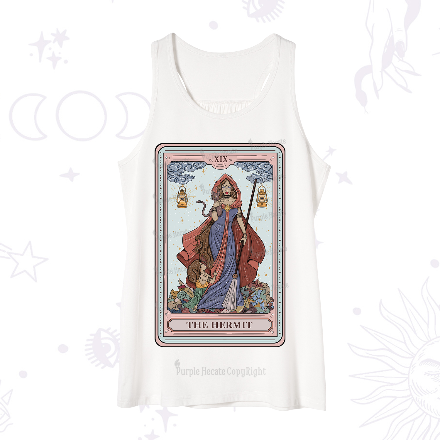 Purplehecate The Hermit Tarot Card Tank