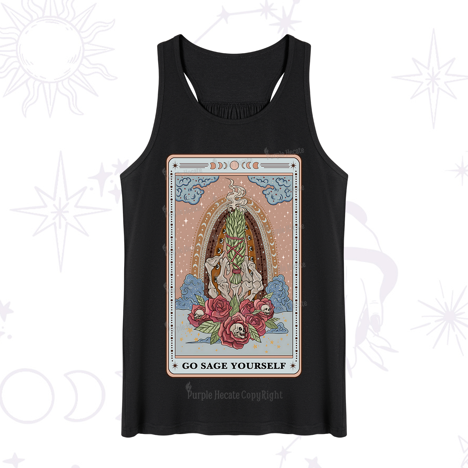 Purplehecate The Go Sage Yourself Tarot Tank