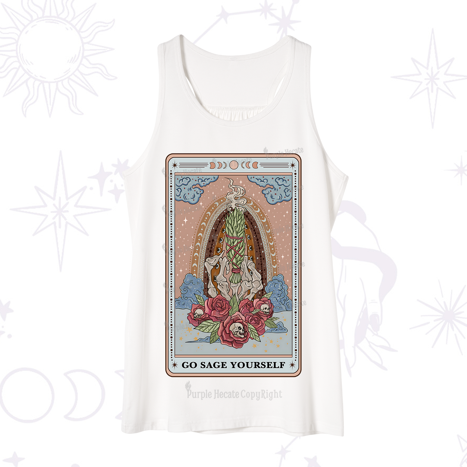 Purplehecate The Go Sage Yourself Tarot Tank