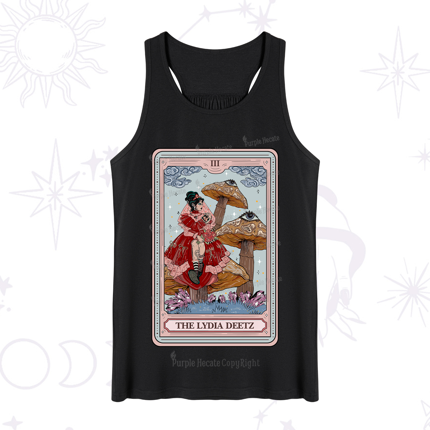 Purplehecate The Lydia Deetz Tarot Tank