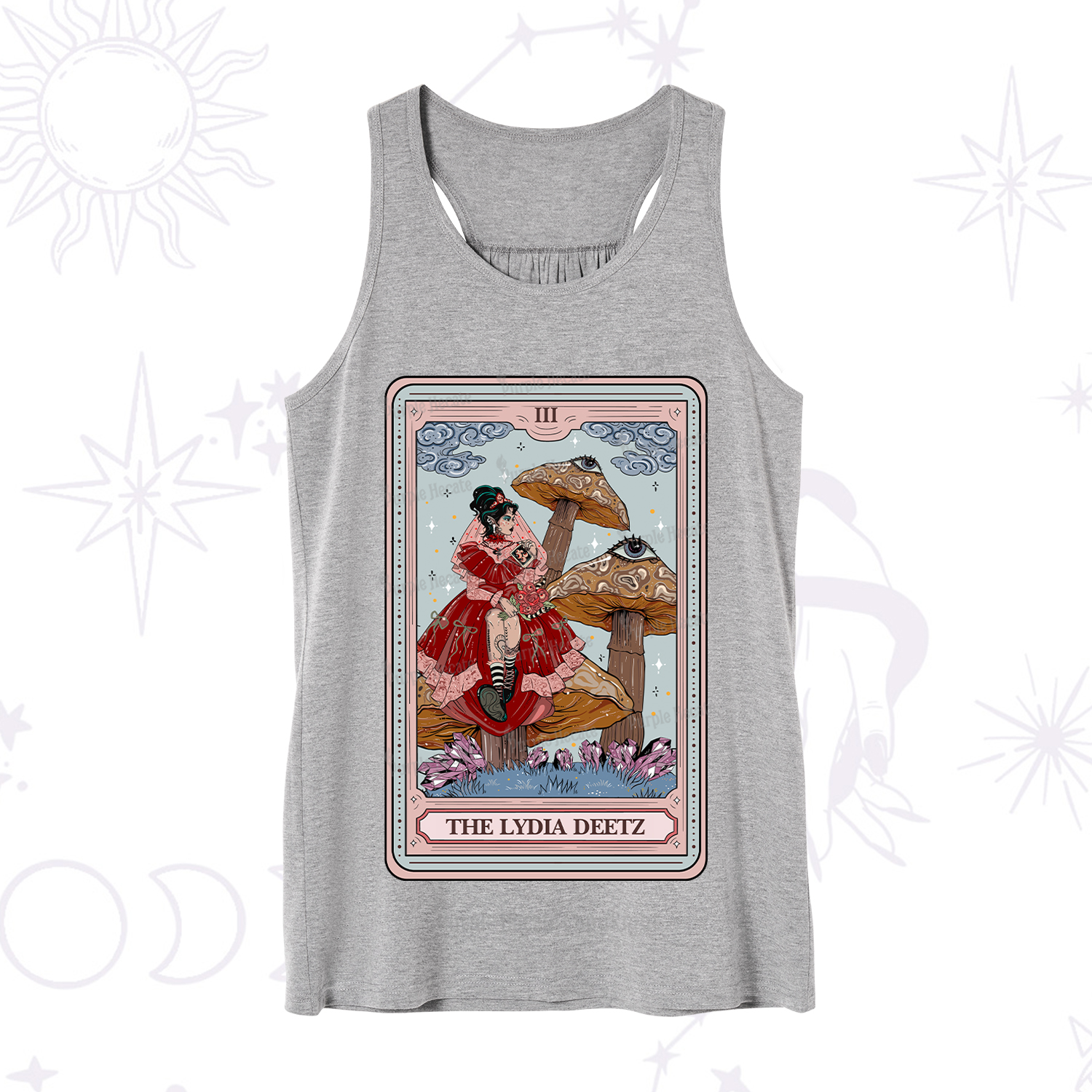 Purplehecate The Lydia Deetz Tarot Tank