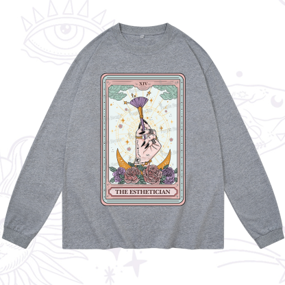 Purplehecate The Esthetician Tarot Card Long Sleeve T-Shirt