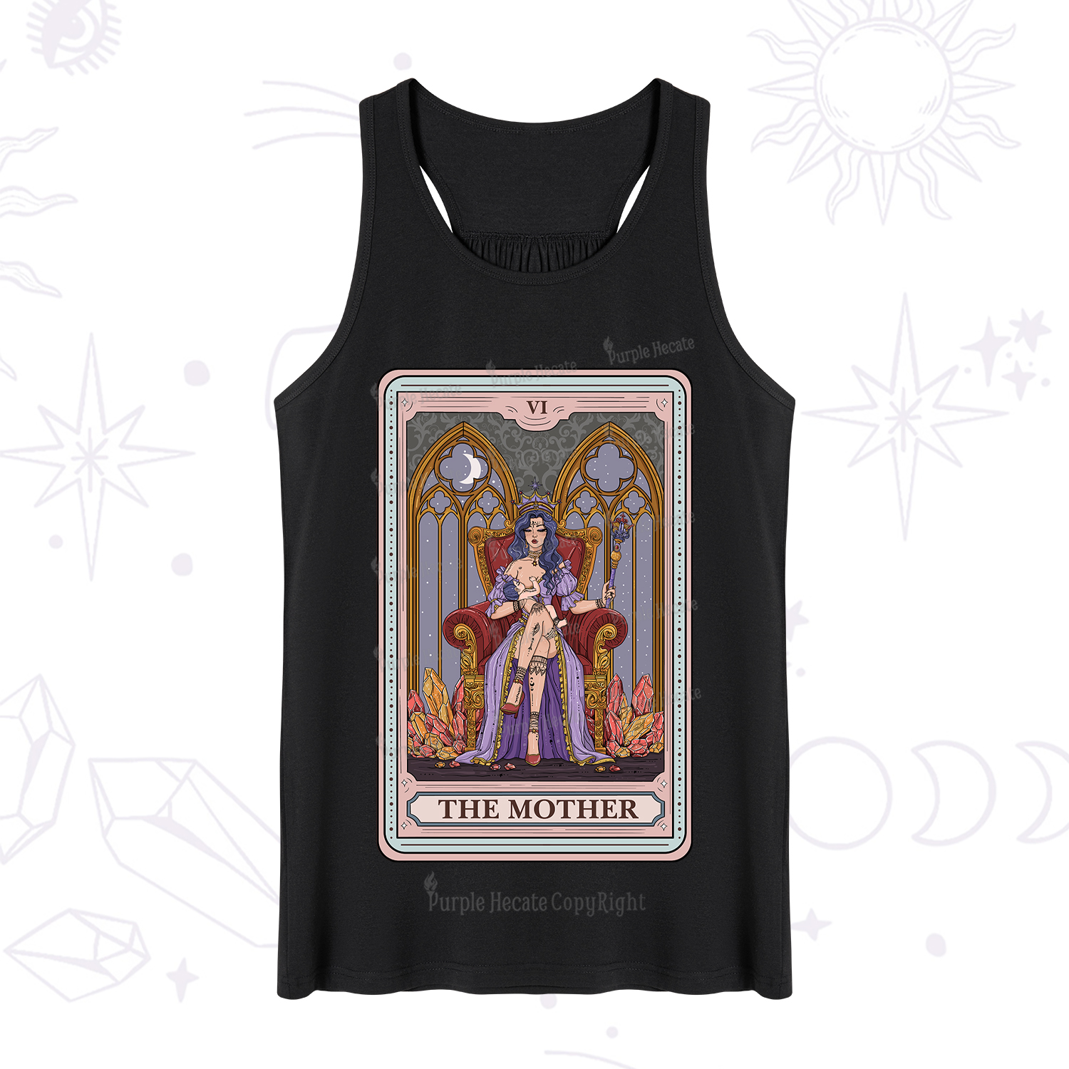 Purplehecate The Mother Tarot Card Tank