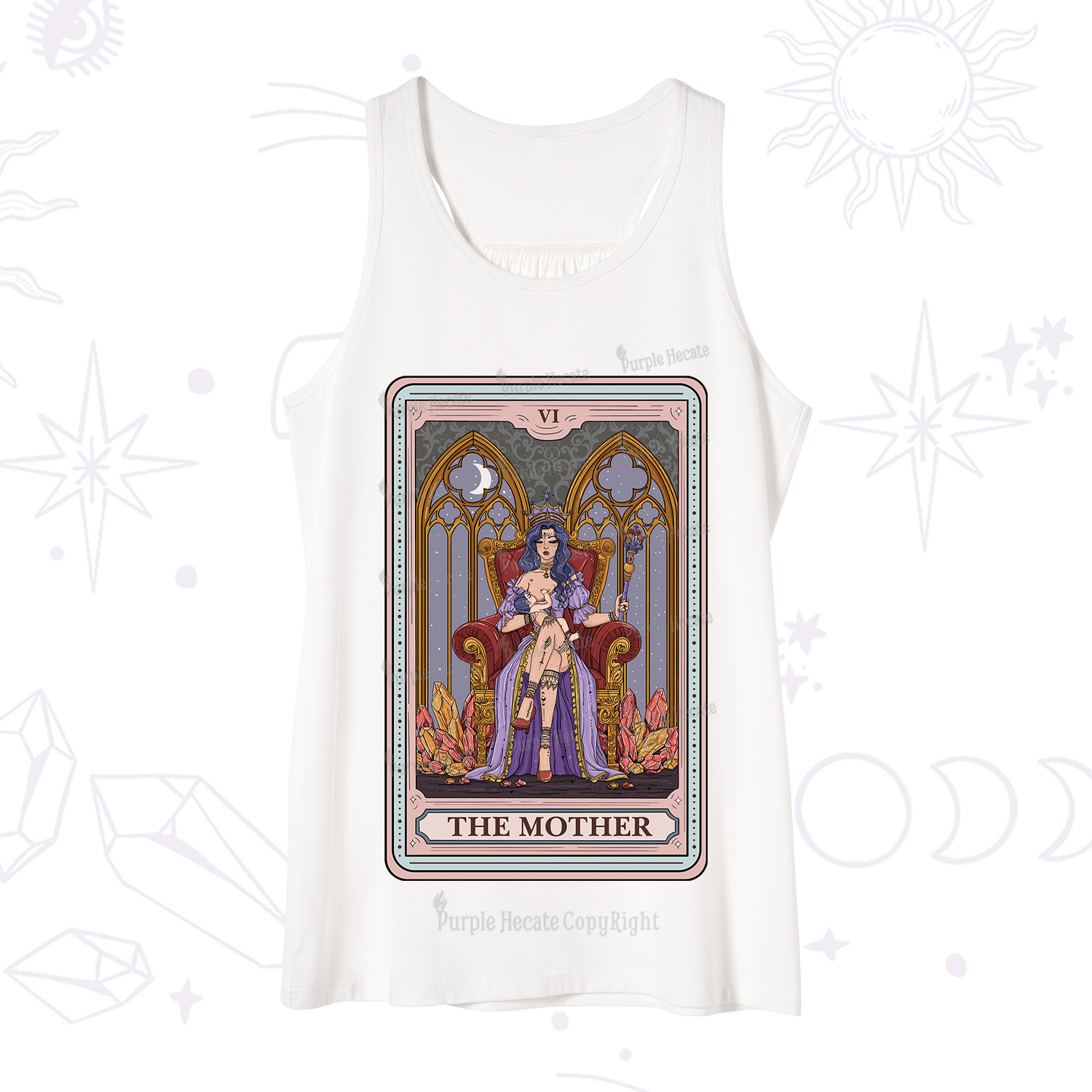 Purplehecate The Mother Tarot Card Tank