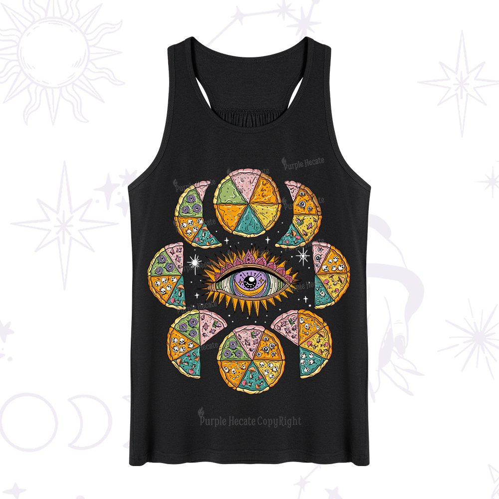 Purplehecate Moon Phase Pizza Tank