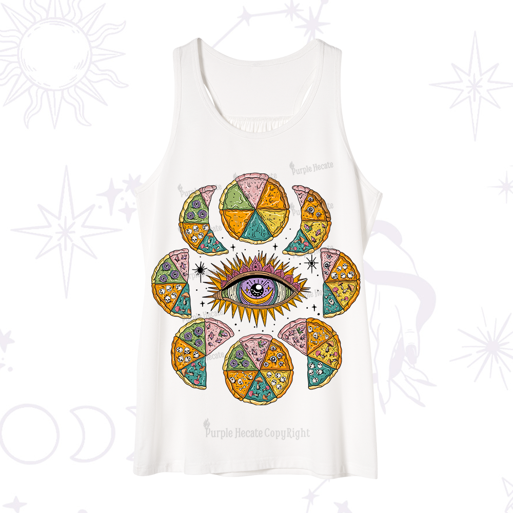 Purplehecate Moon Phase Pizza Tank