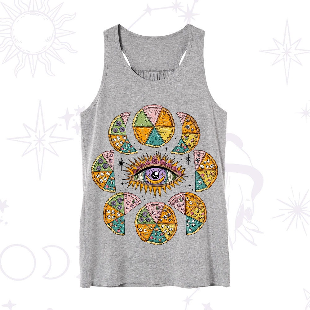 Purplehecate Moon Phase Pizza Tank