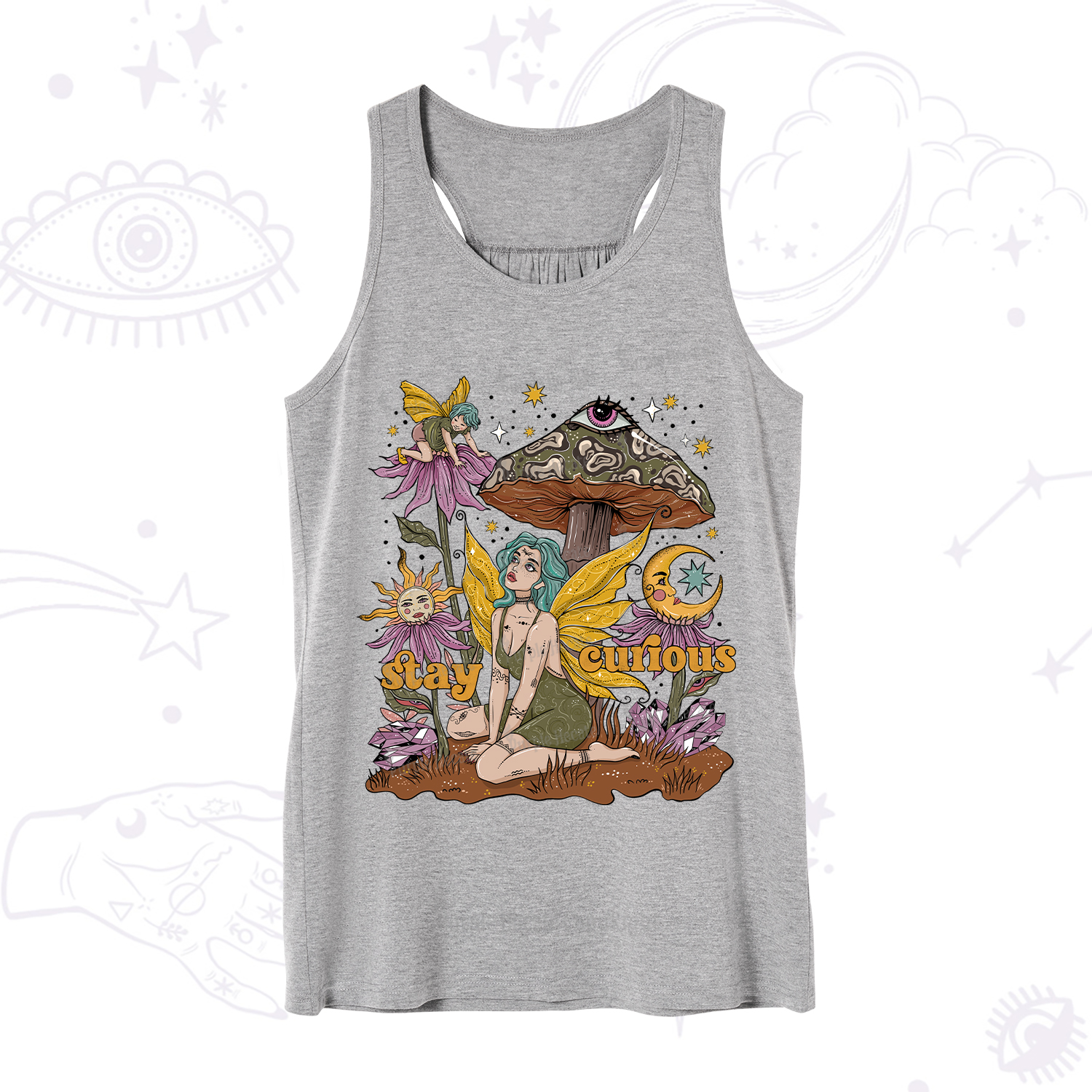 Purplehecate Stay Curious Tank