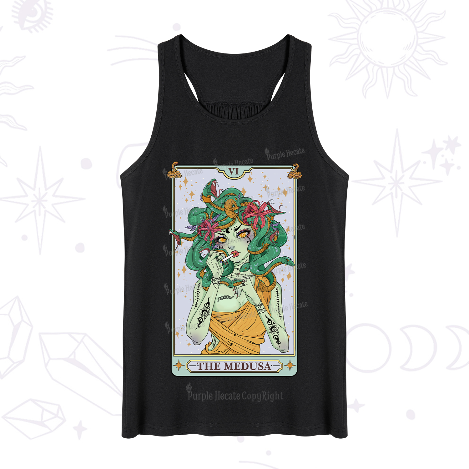 Purplehecate The Medusa Tarot Tank