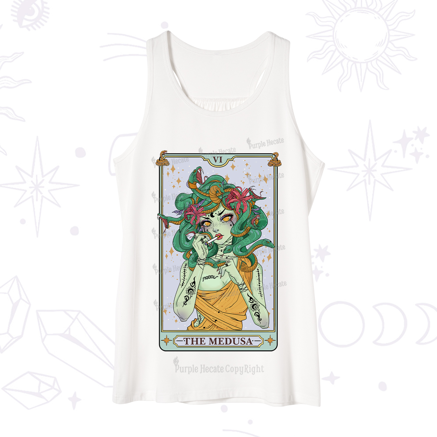 Purplehecate The Medusa Tarot Tank