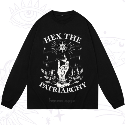 Purplehecate Smash The Patriarchy Long Sleeve T-Shirt