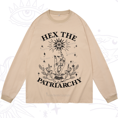 Purplehecate Smash The Patriarchy Long Sleeve T-Shirt