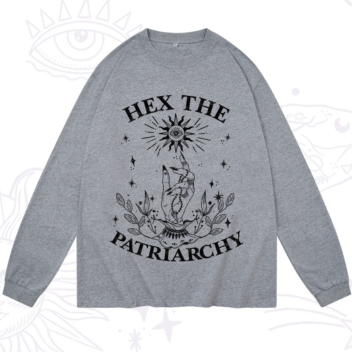 Purplehecate Smash The Patriarchy Long Sleeve T-Shirt