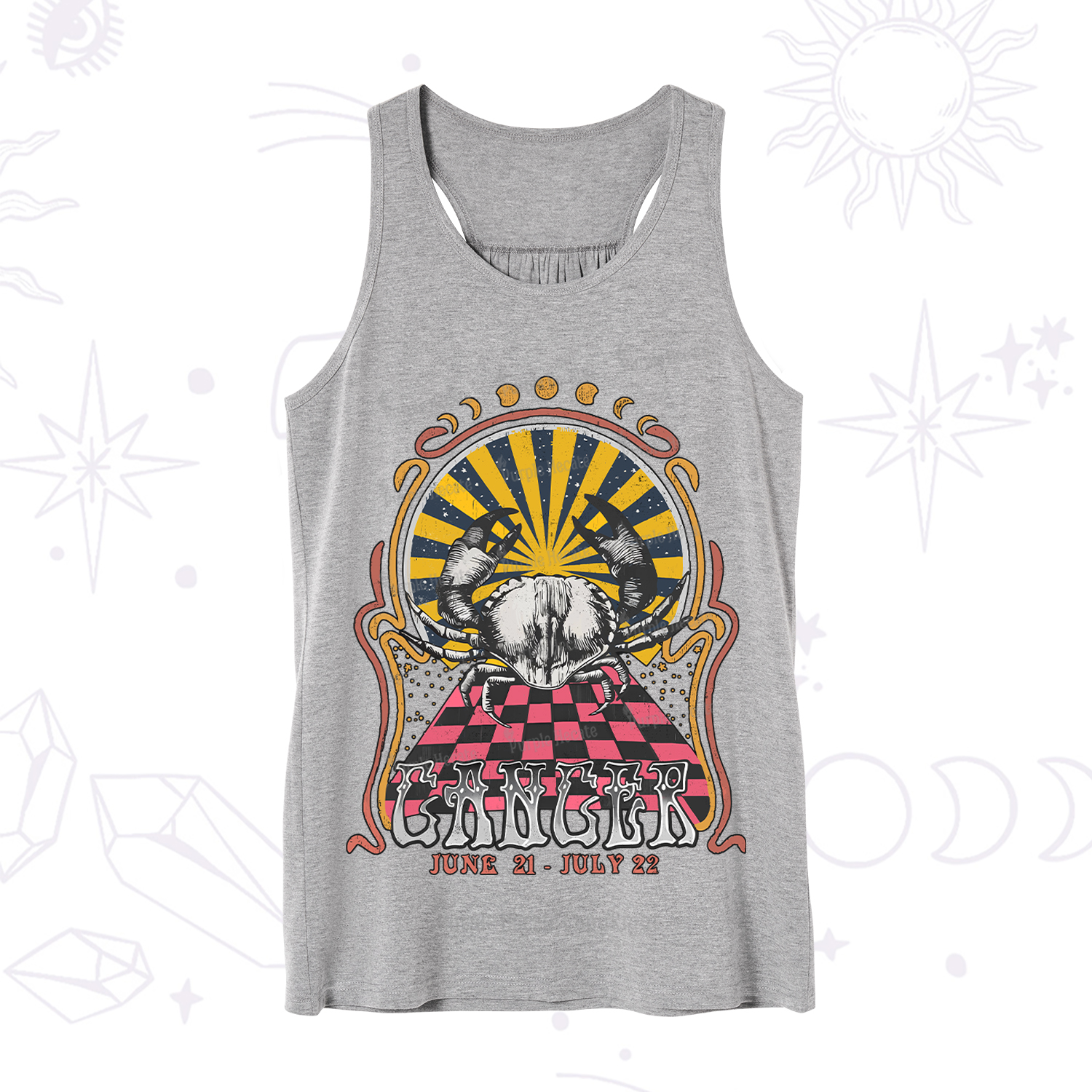 Purplehecate Cancer Crew Zodiac Tank