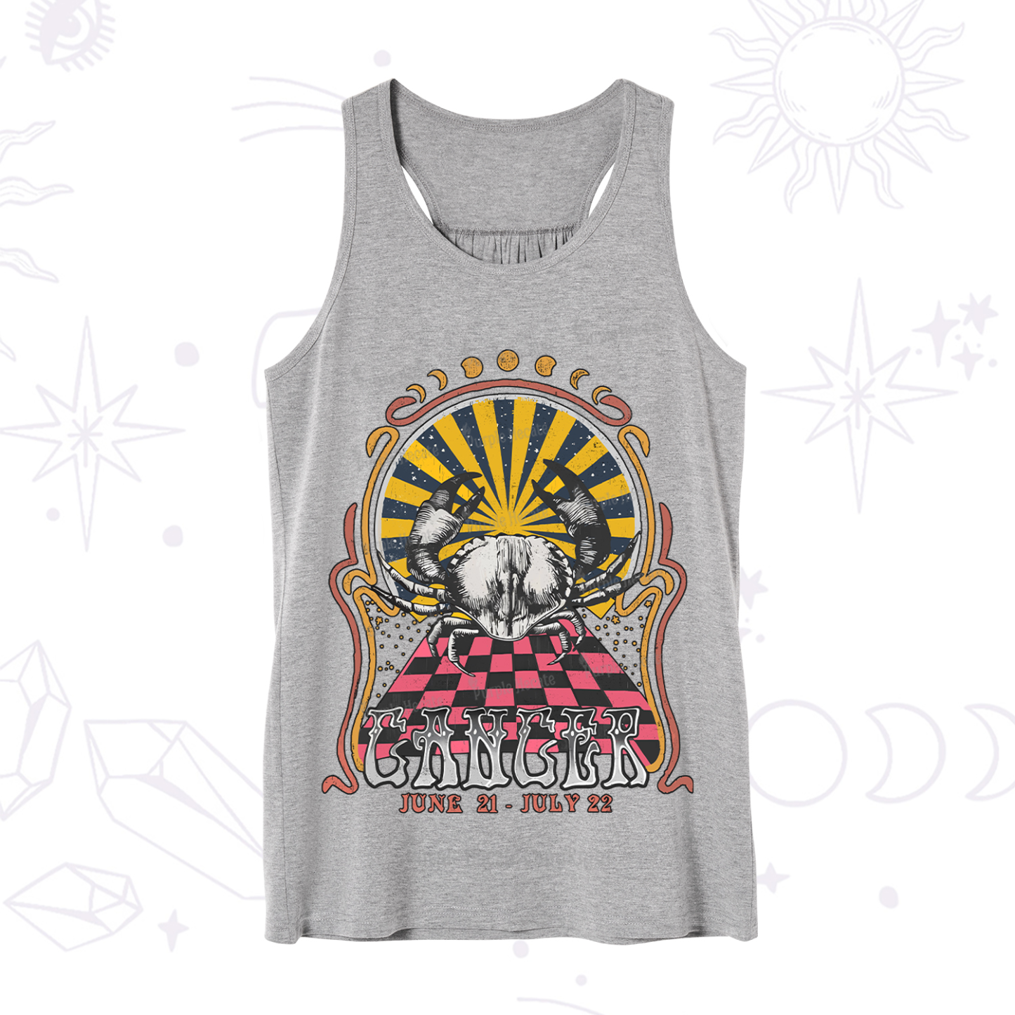 Purplehecate Cancer Crew Zodiac Tank