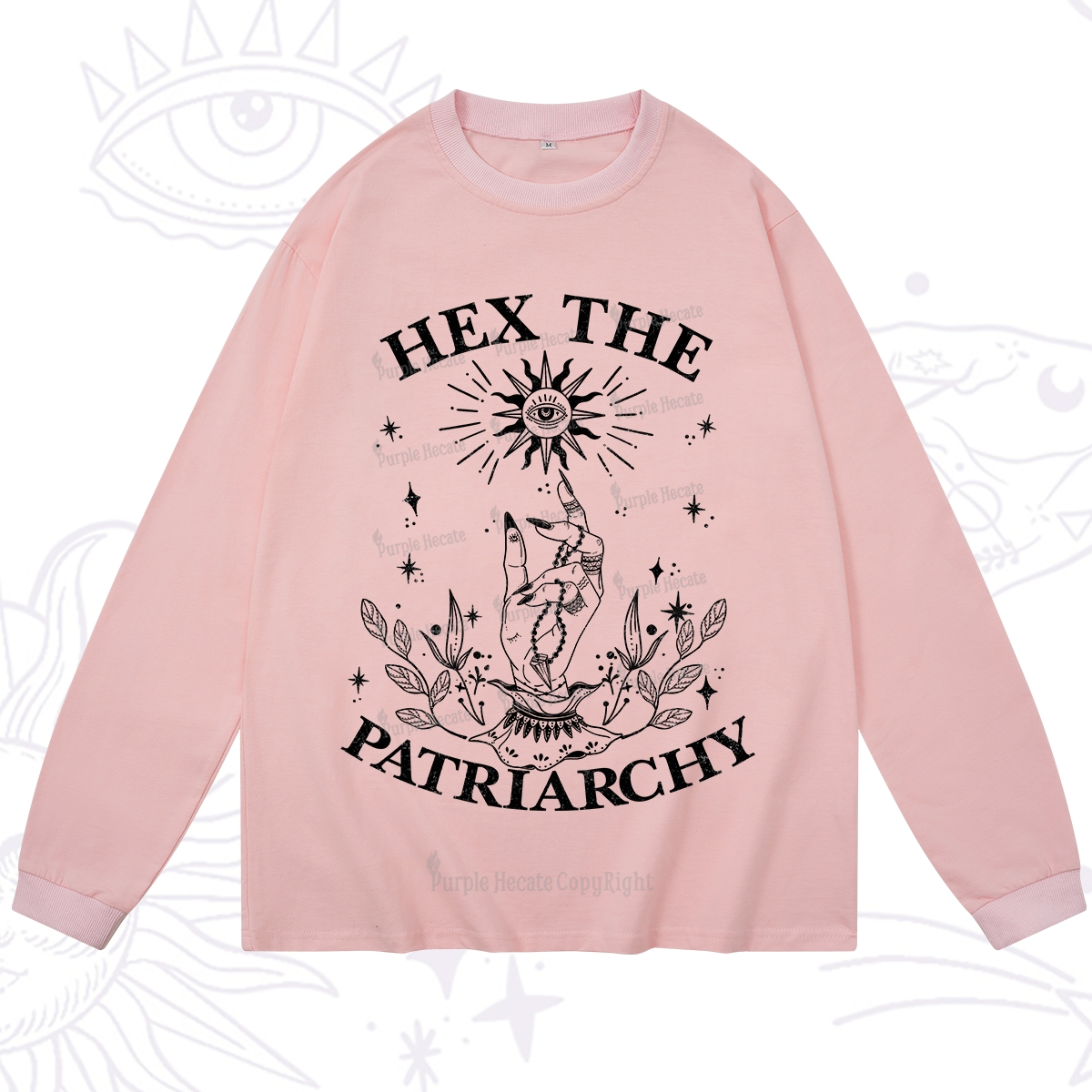 Purplehecate Smash The Patriarchy Long Sleeve T-Shirt