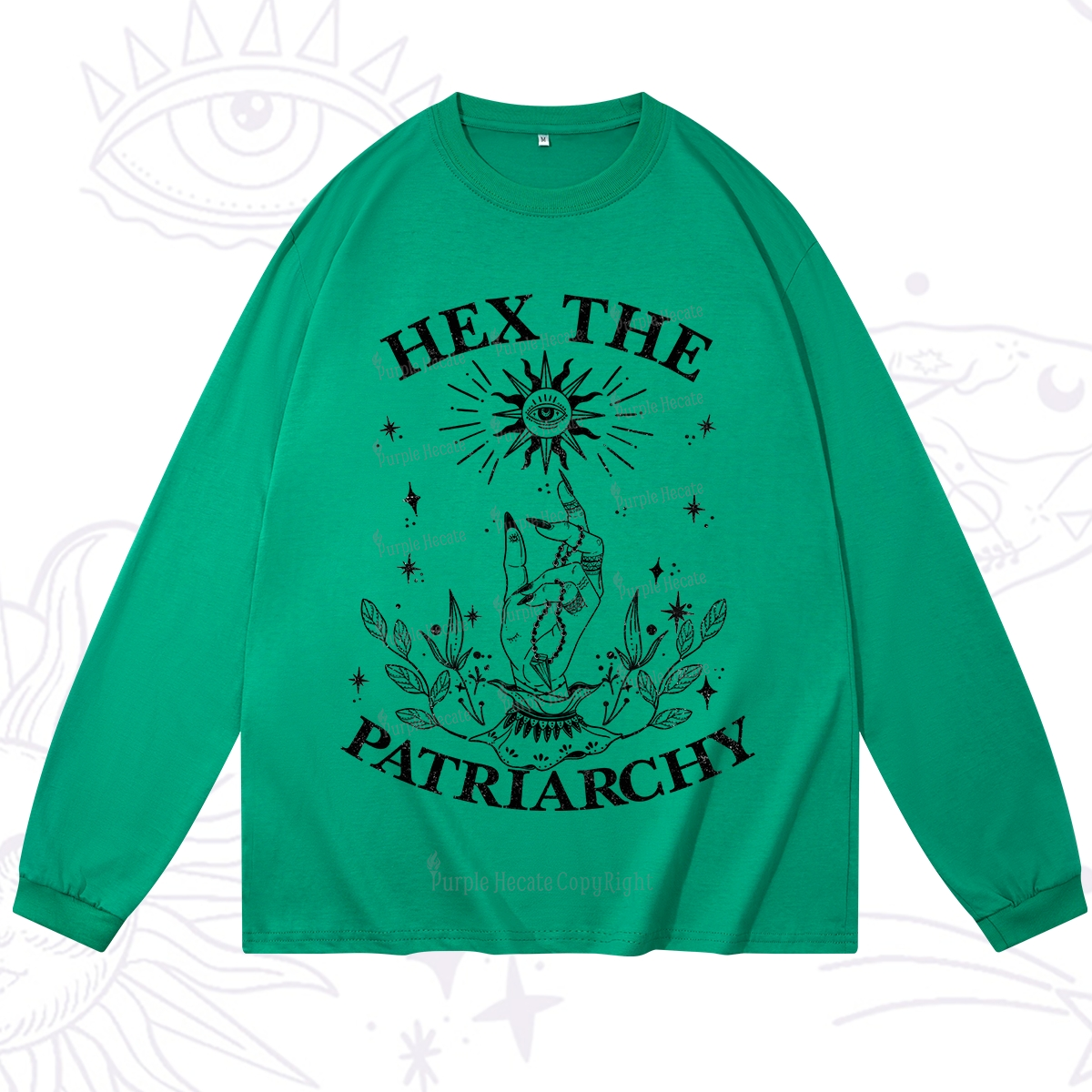 Purplehecate Smash The Patriarchy Long Sleeve T-Shirt