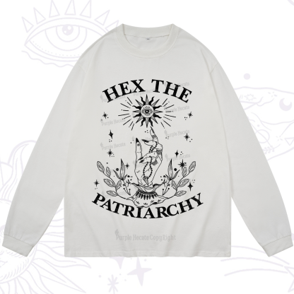 Purplehecate Smash The Patriarchy Long Sleeve T-Shirt