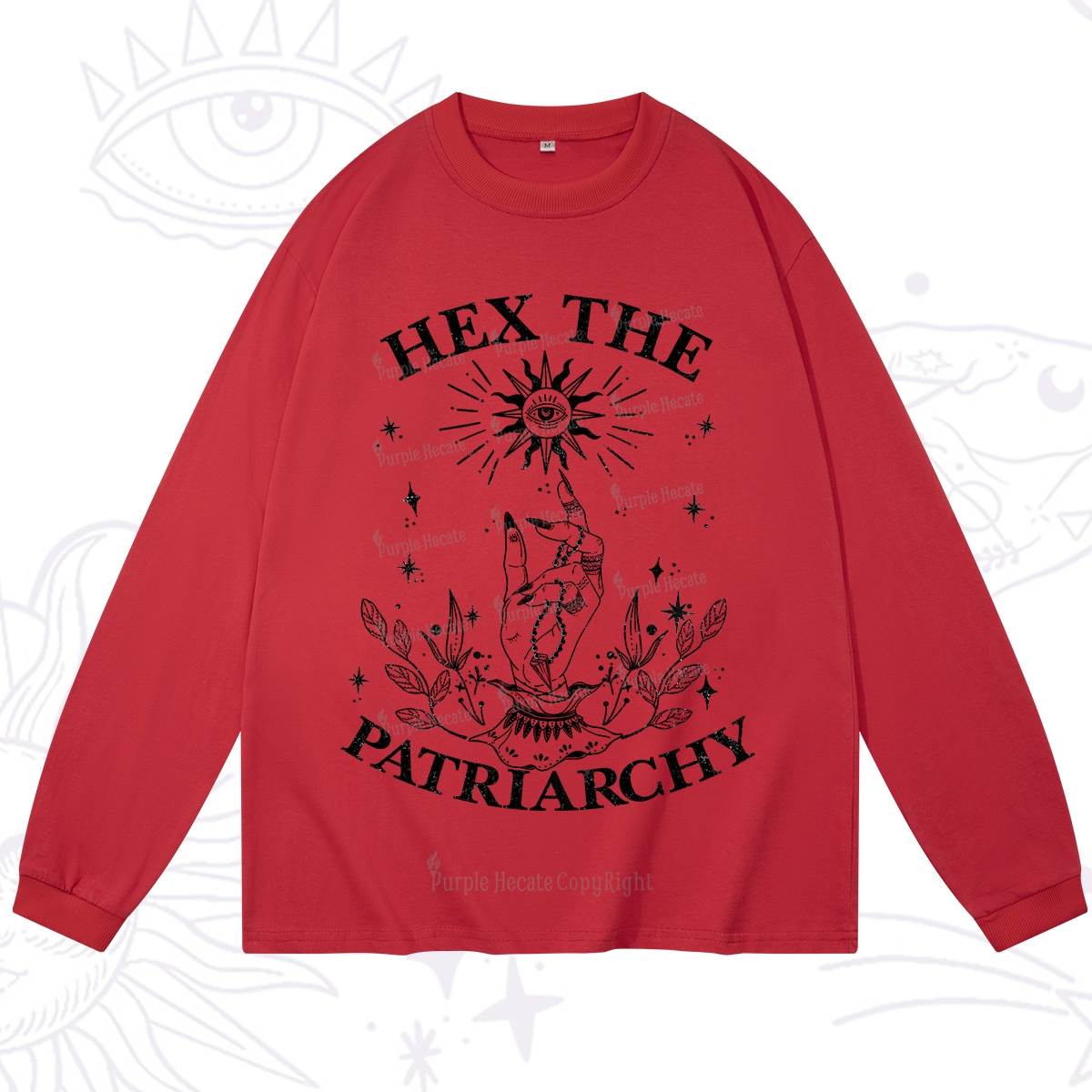 Purplehecate Smash The Patriarchy Long Sleeve T-Shirt