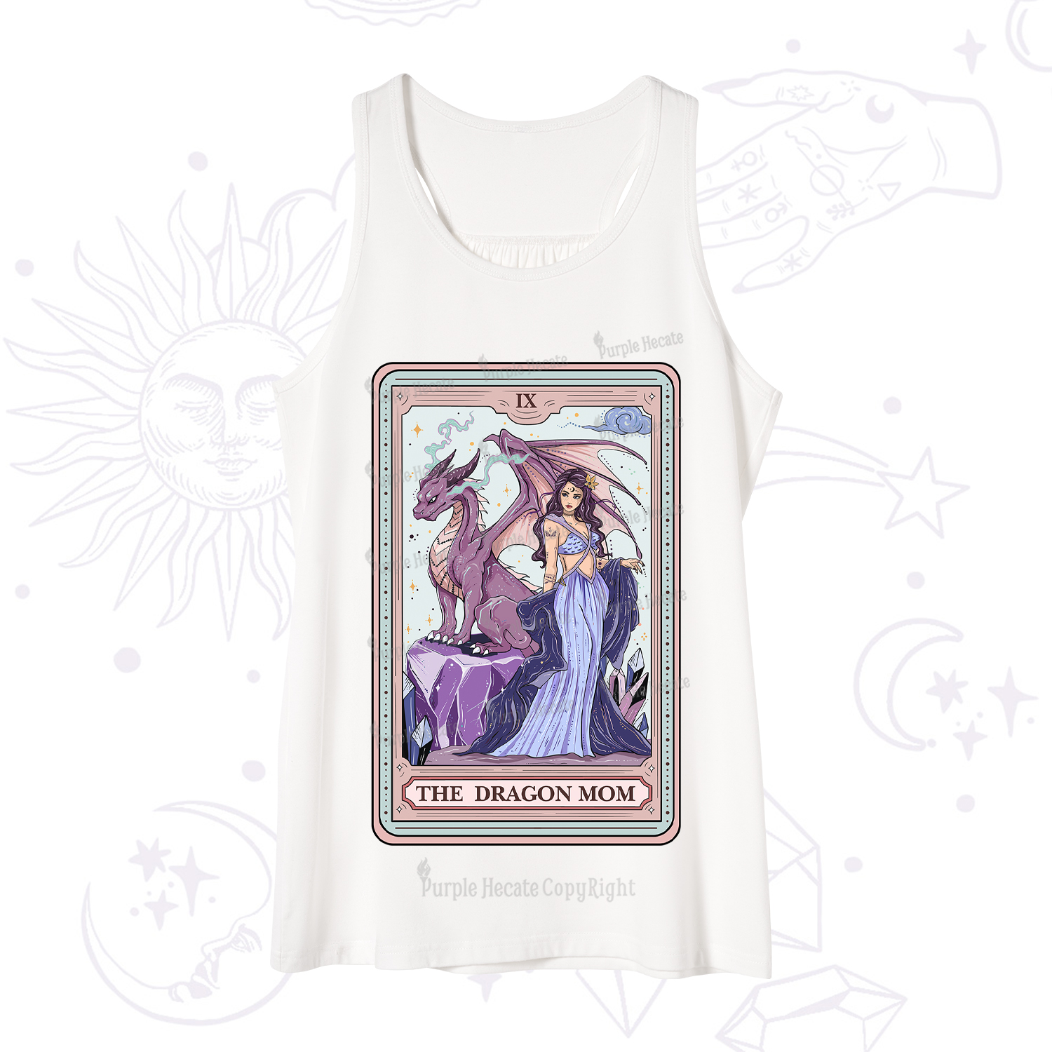 Purplehecate The Dragon Mom Tarot Tank