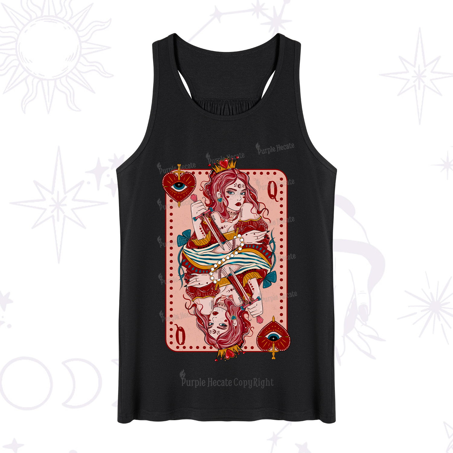 Purplehecate Queen of Hearts Tank