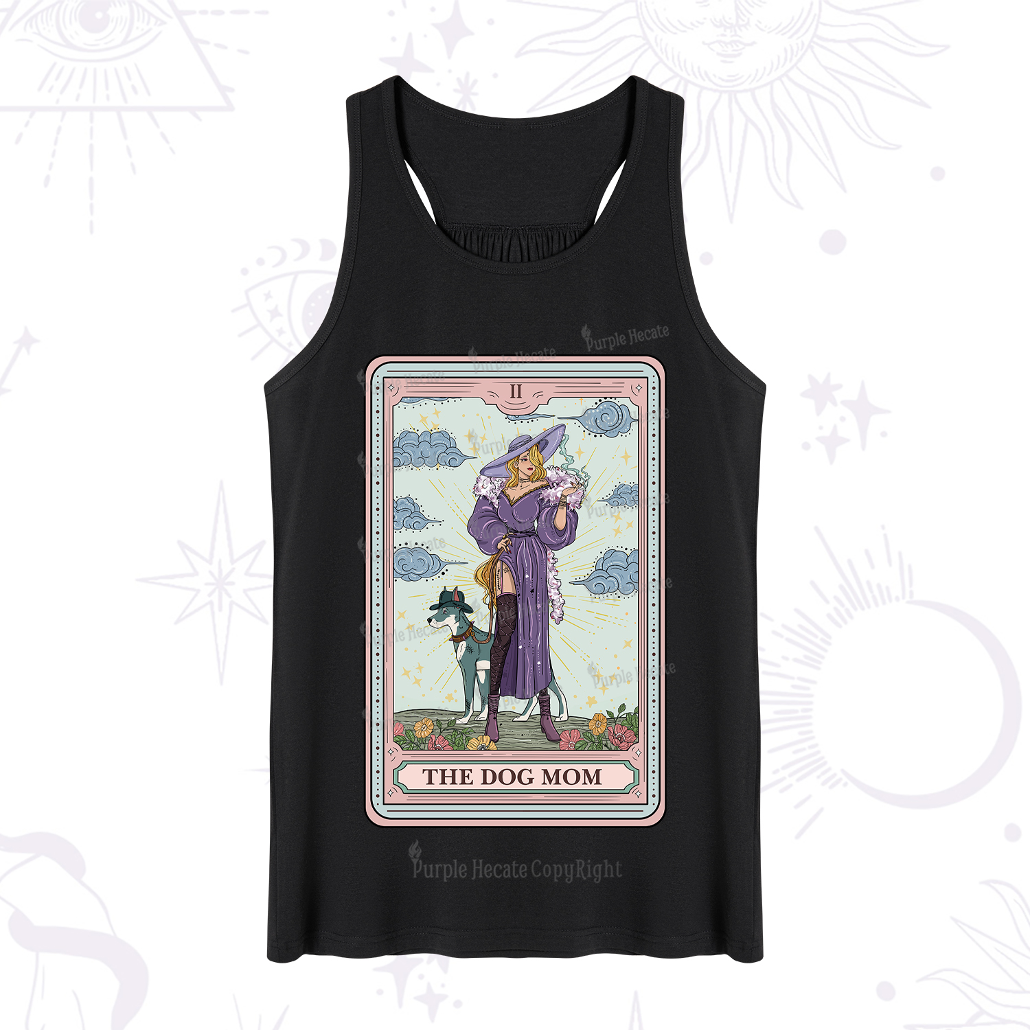 Purplehecate The Dog Mom Tarot Tank