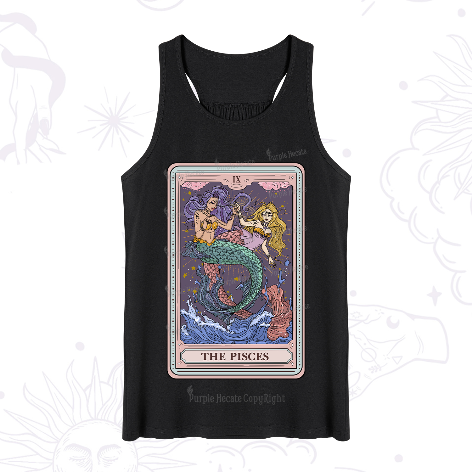 Purplehecate The Pisces Tarot Tank
