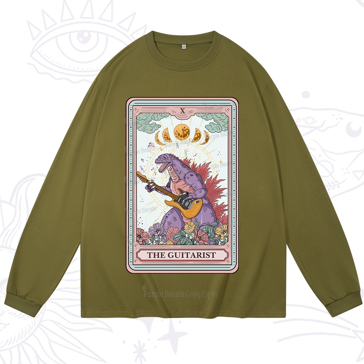 Purplehecate The Guitarist Tarot Long Sleeve T-Shirt