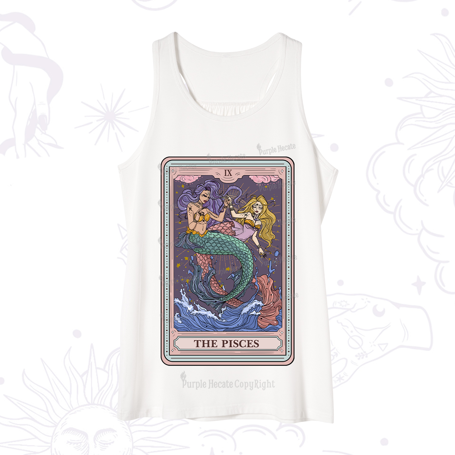 Purplehecate The Pisces Tarot Tank
