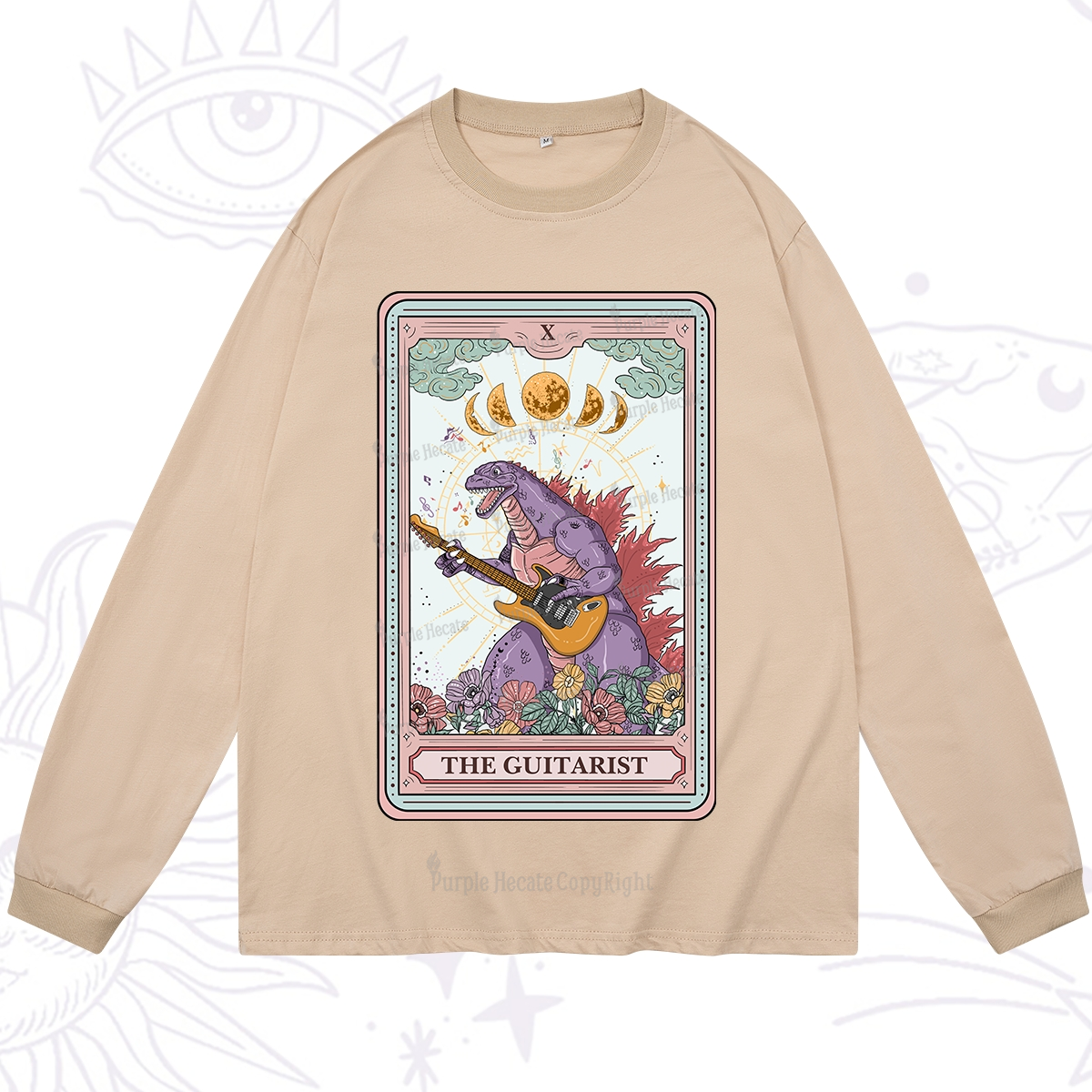 Purplehecate The Guitarist Tarot Long Sleeve T-Shirt