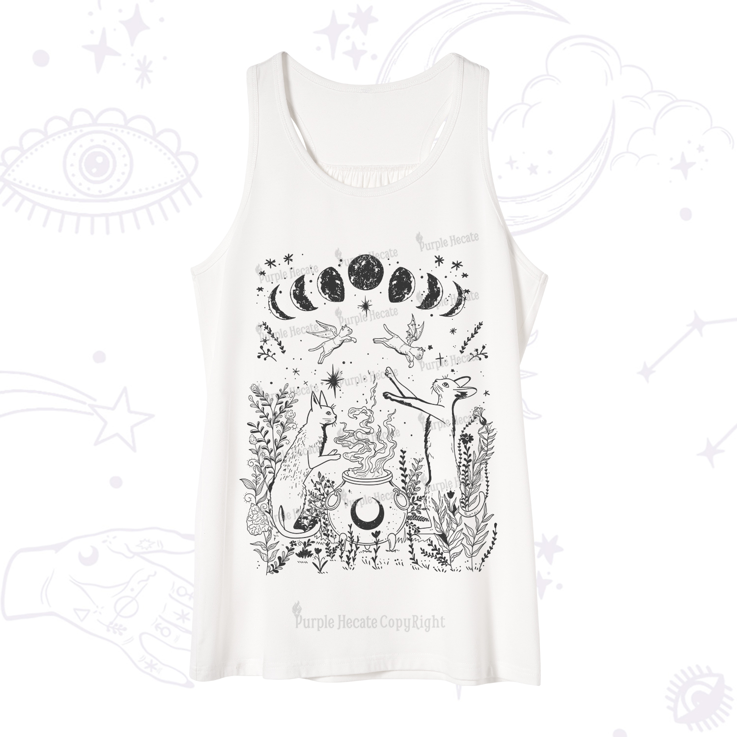 Purplehecate Celestial Cat Tank