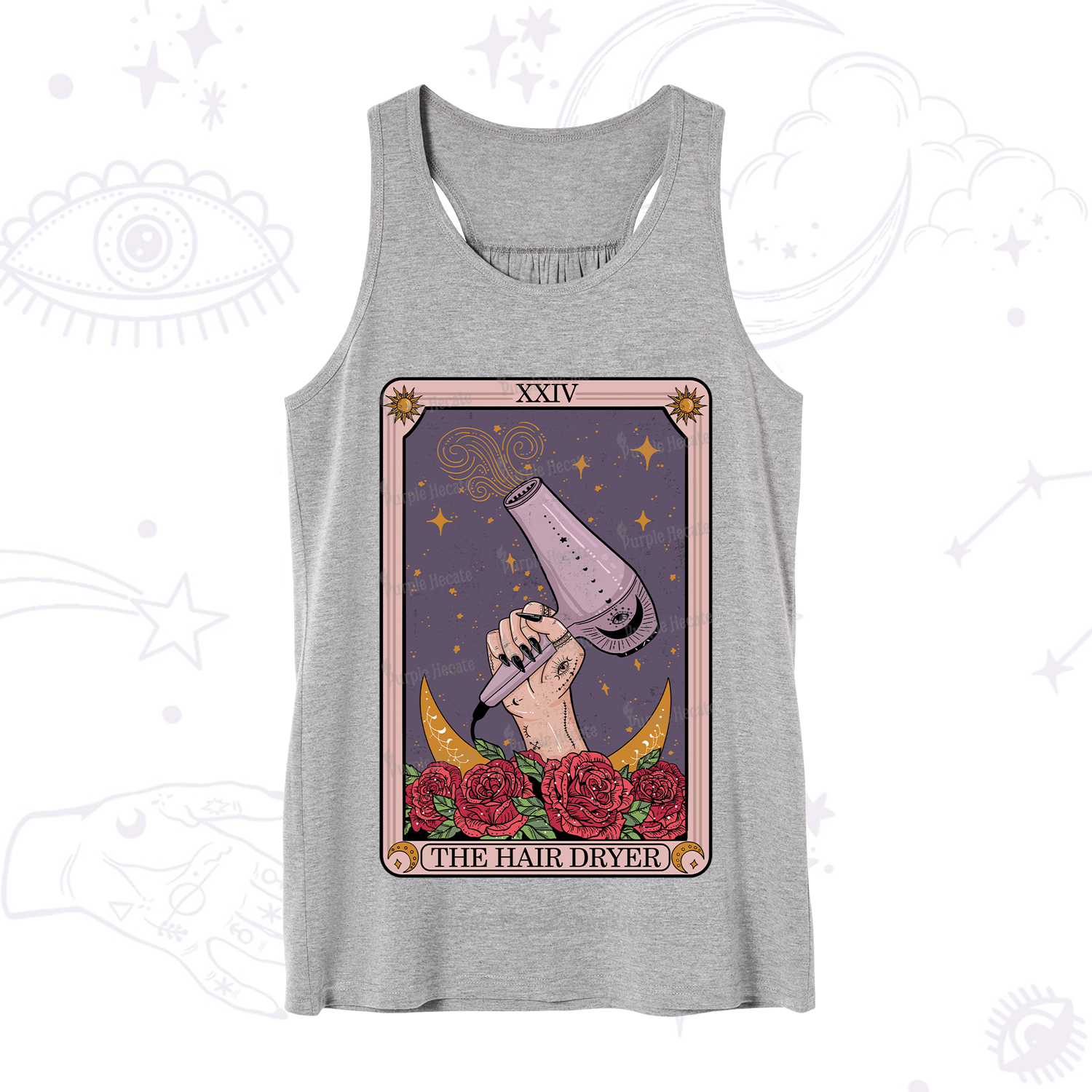 Purplehecate The Hair Dryer Tarot Tank