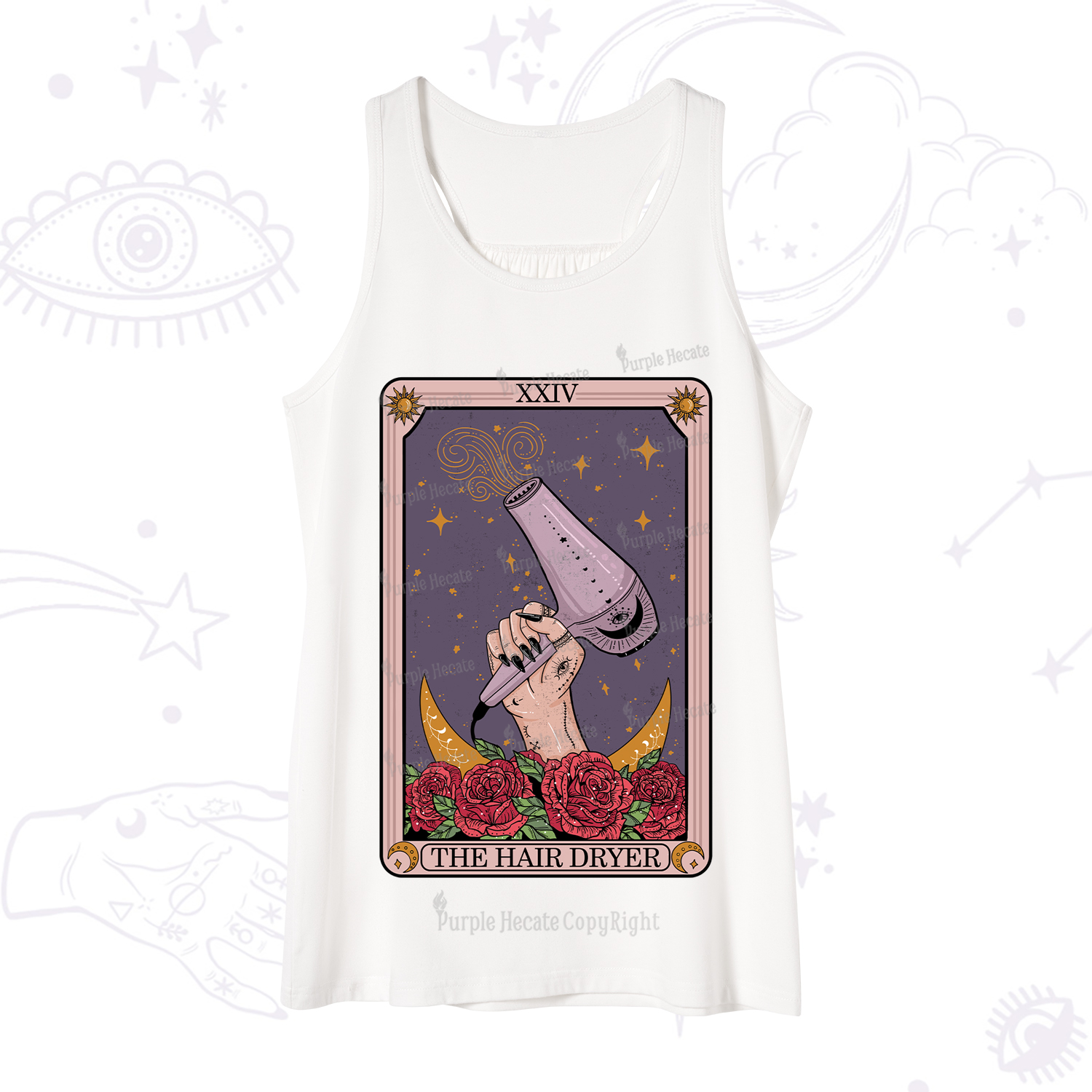Purplehecate The Hair Dryer Tarot Tank