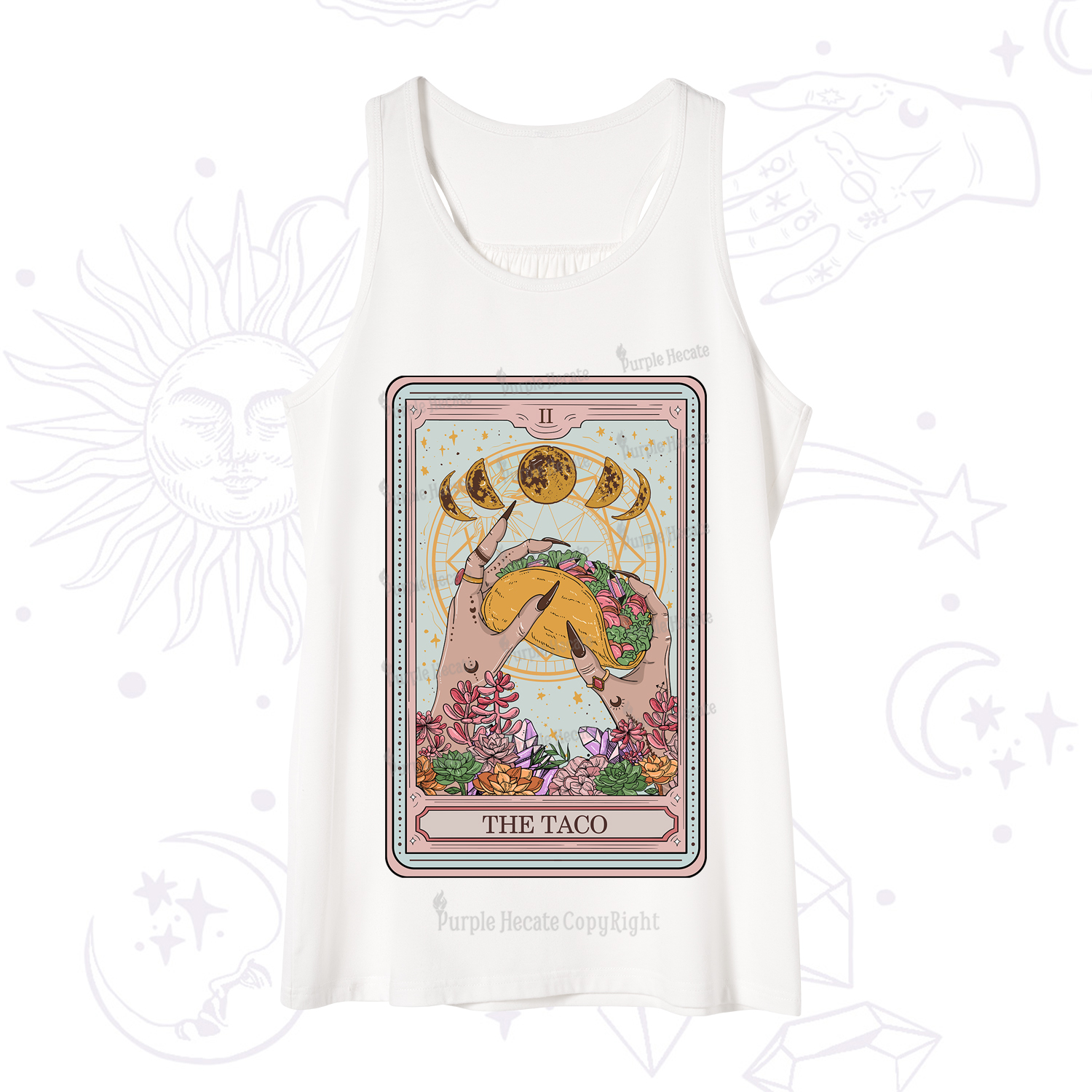 Purplehecate The Taco Tarot Tank