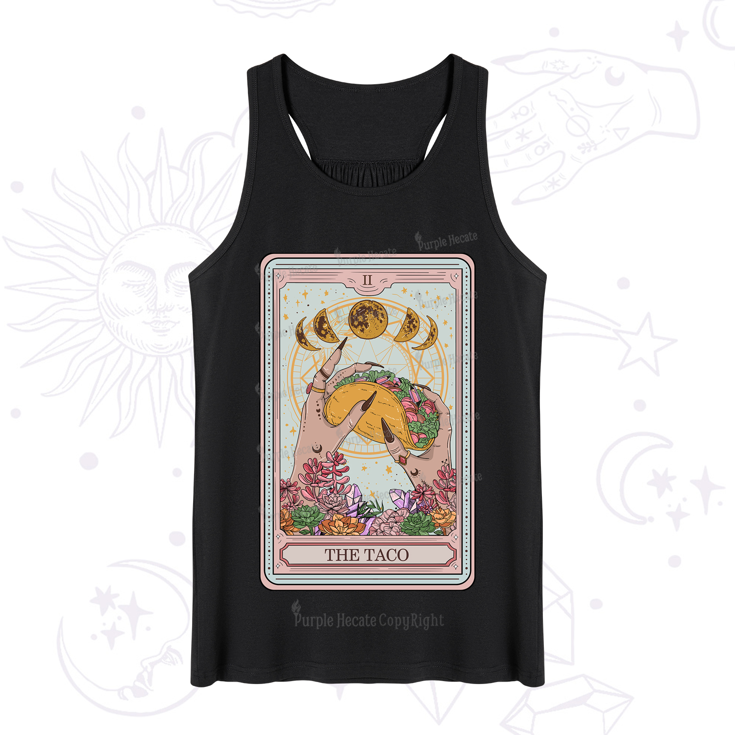 Purplehecate The Taco Tarot Tank