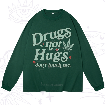 Purplehecate Sarcastic Weed Long Sleeve T-Shirt