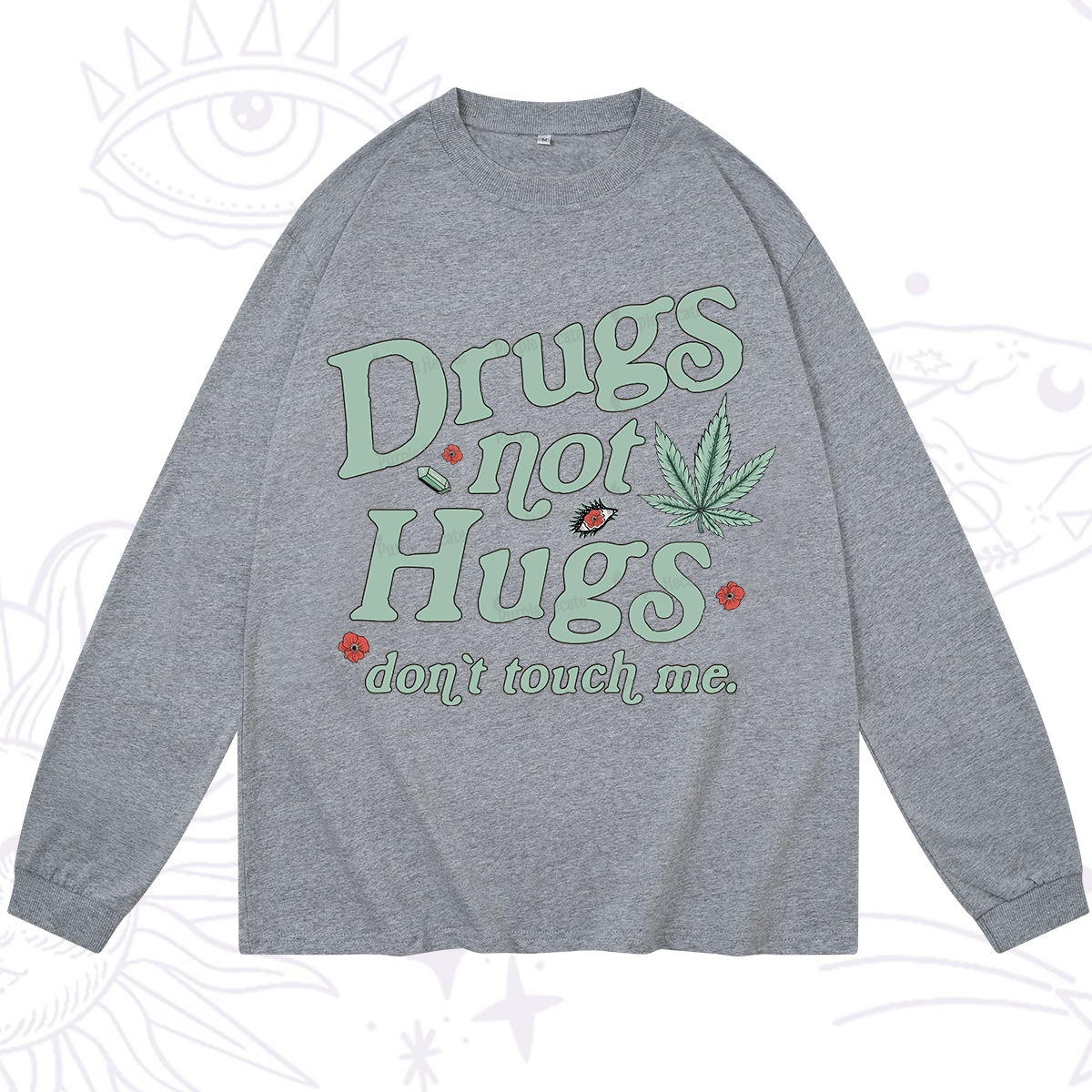 Purplehecate Sarcastic Weed Long Sleeve T-Shirt